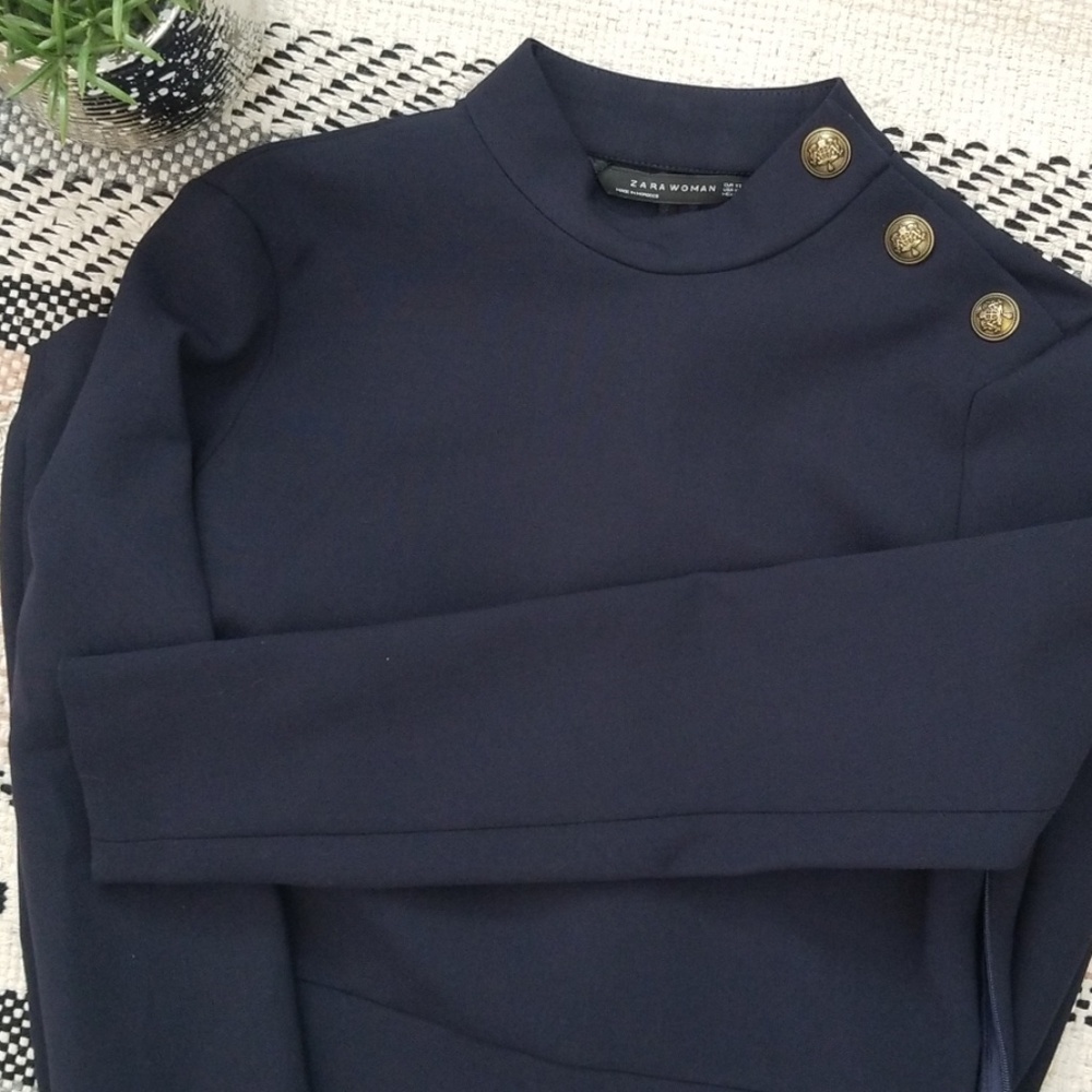 Navy Blue Zara Dress